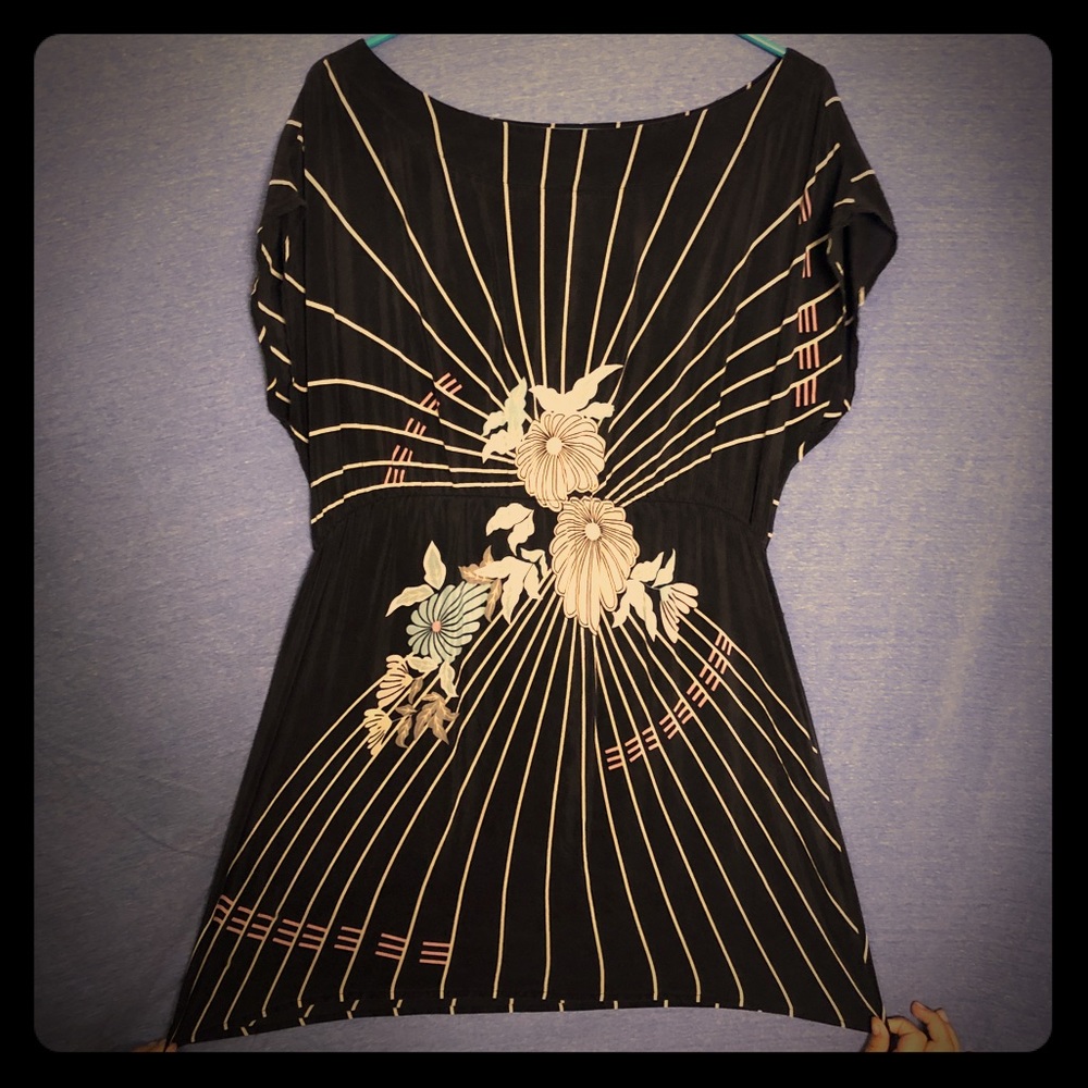 RARE print! Petticoat Alley silk dress